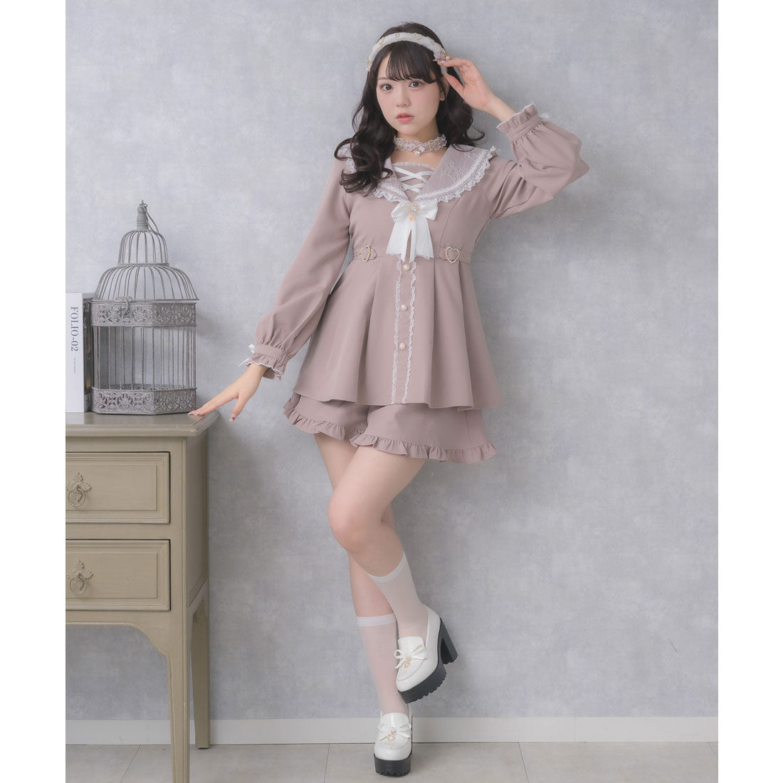 ロジータ ROJITA セーラー衿セットアップ （チェック） チェック