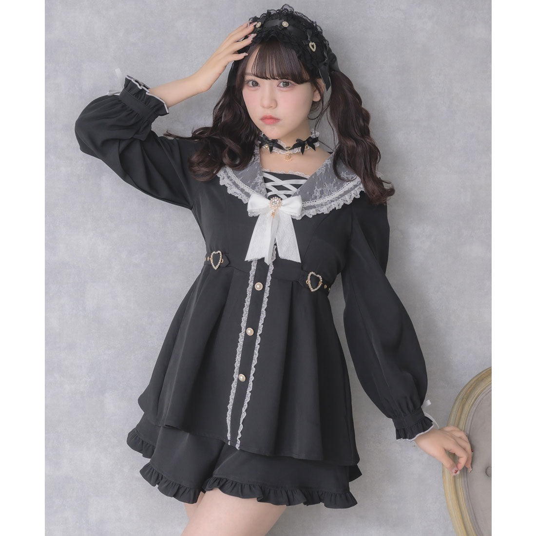 ロジータ ROJITA セーラー衿セットアップ （ブラック） ブラック