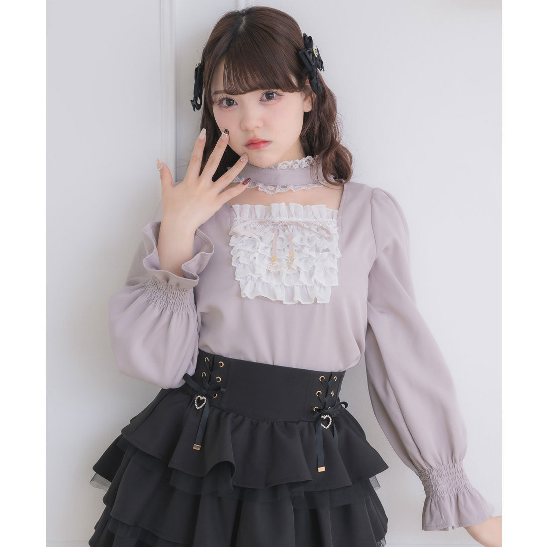 ロジータ ROJITA メイドライクフリルトップス （ピンク） ピンク