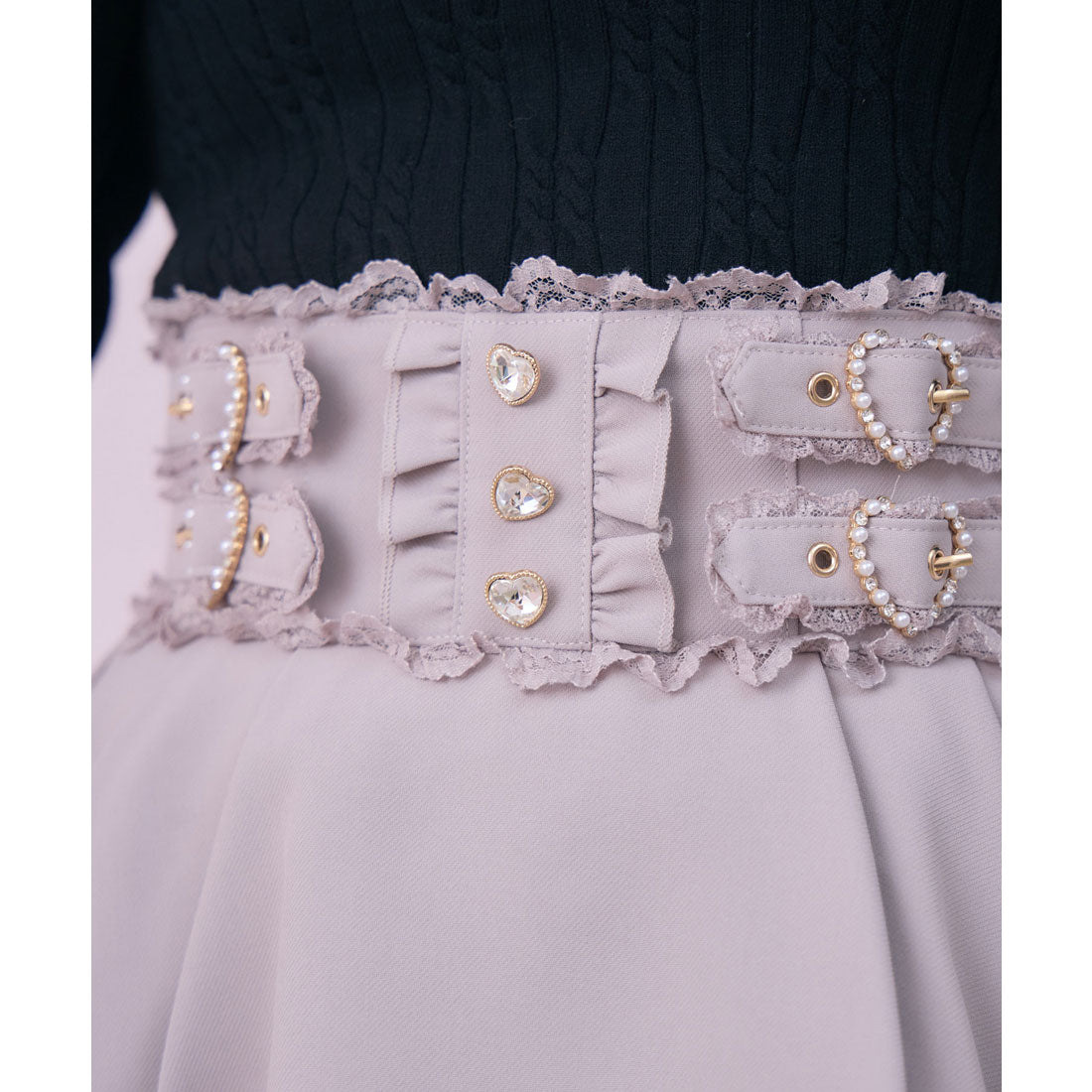 ロジータ ROJITA 2段フレアスカート （ピンク） ピンク