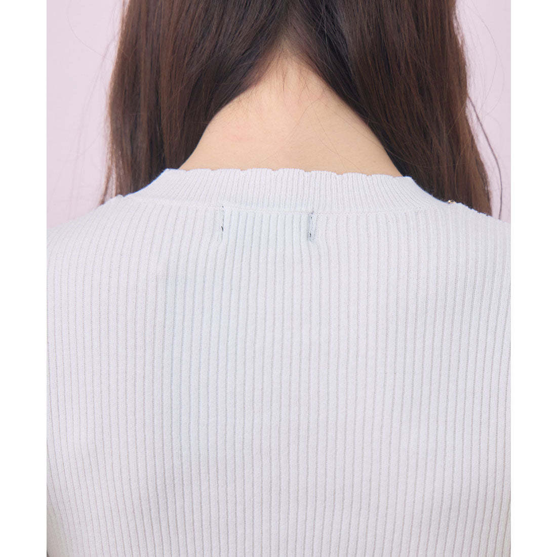 ロジータ ROJITA ネックレス付肩フリルニット （ホワイト） ホワイト
