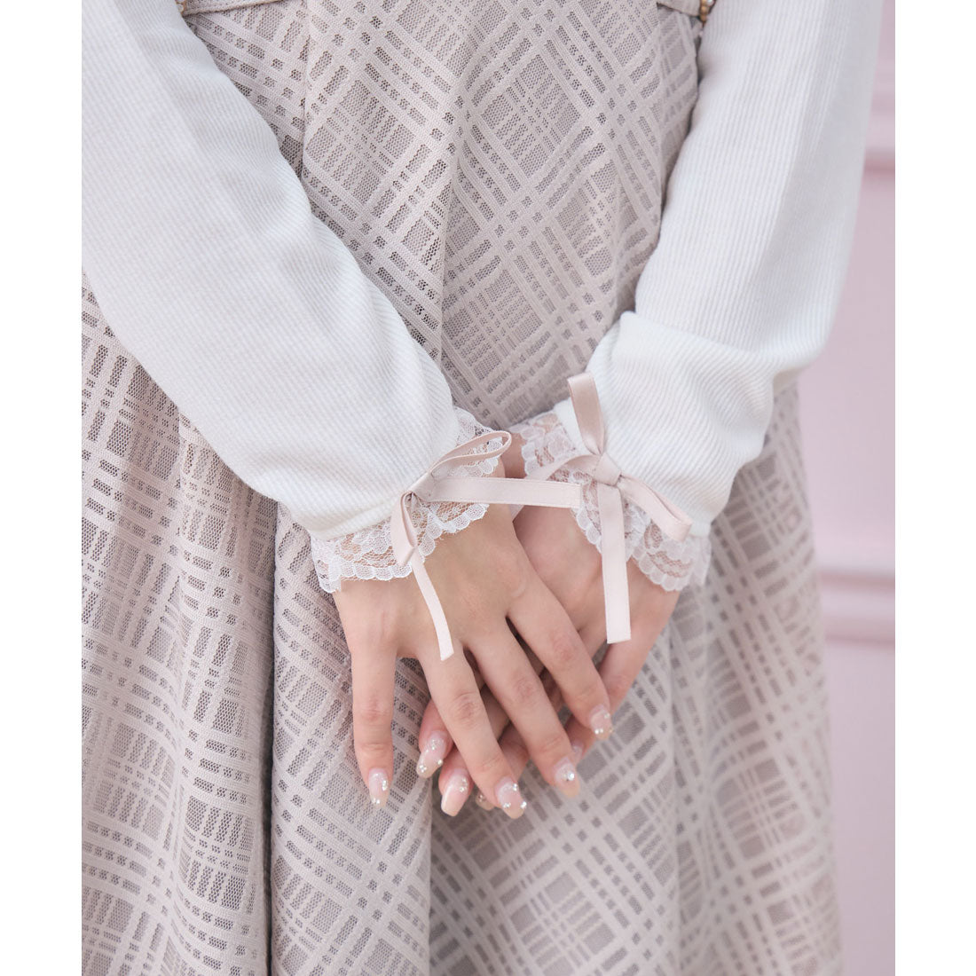 ロジータ ROJITA ビッグリボン長袖ロングワンピース （ピンク） ピンク