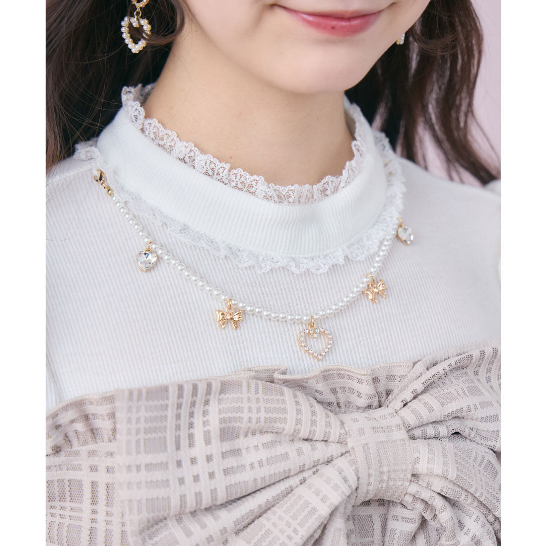 ロジータ ROJITA ビッグリボン長袖ロングワンピース （ブラック） ブラック