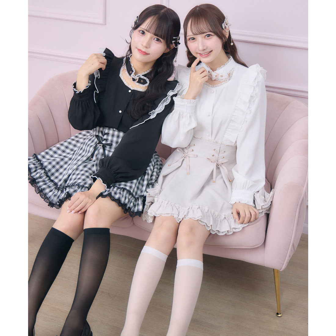 ロジータ ROJITA ハートバックルラッフルフリルブラウス （ホワイト） ホワイト