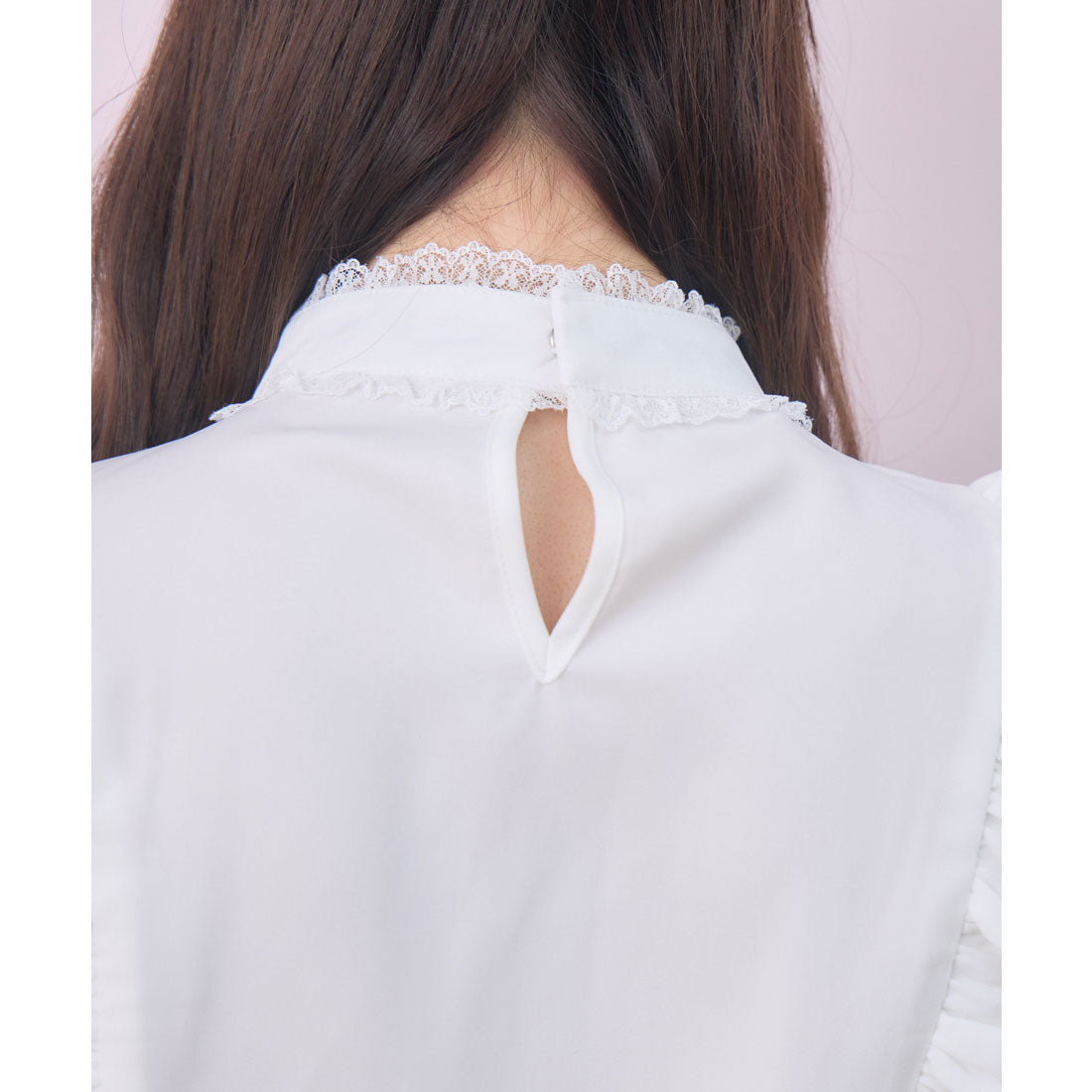 ロジータ ROJITA ハートバックルラッフルフリルブラウス （ホワイト） ホワイト