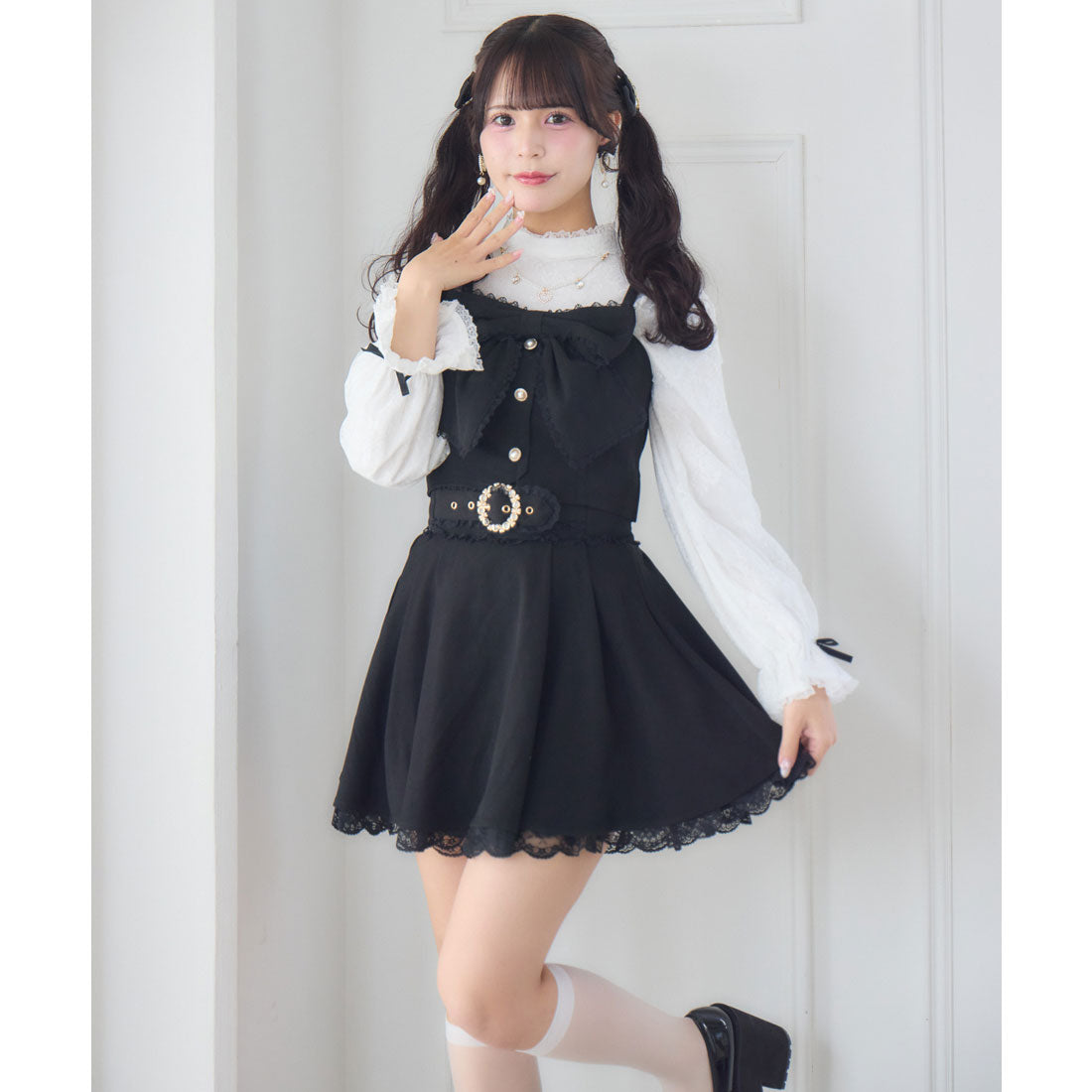 ロジータ ROJITA レーシトップス+ビスチェセット （ブラック） ブラック