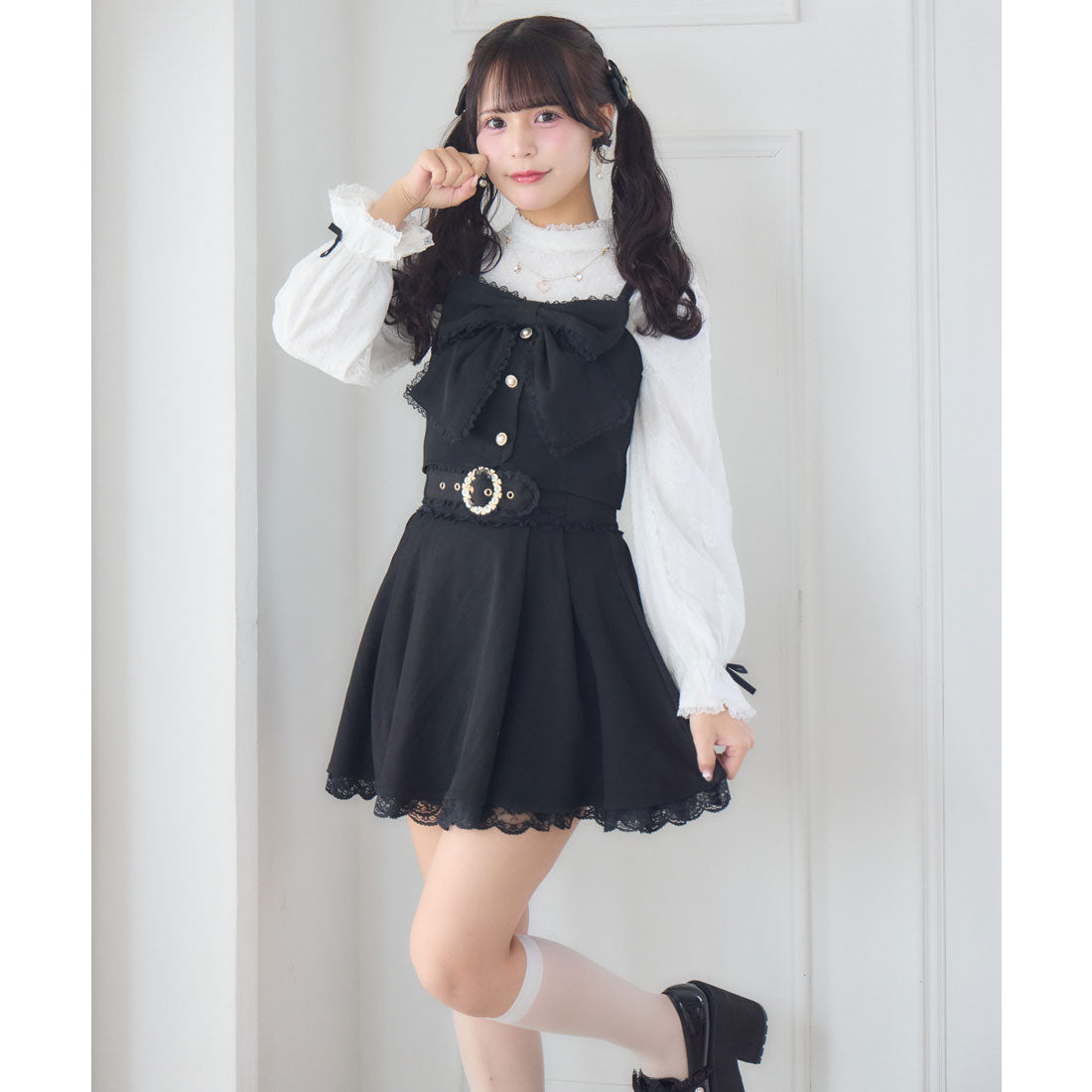 ロジータ ROJITA レーシトップス+ビスチェセット （ブラック） ブラック