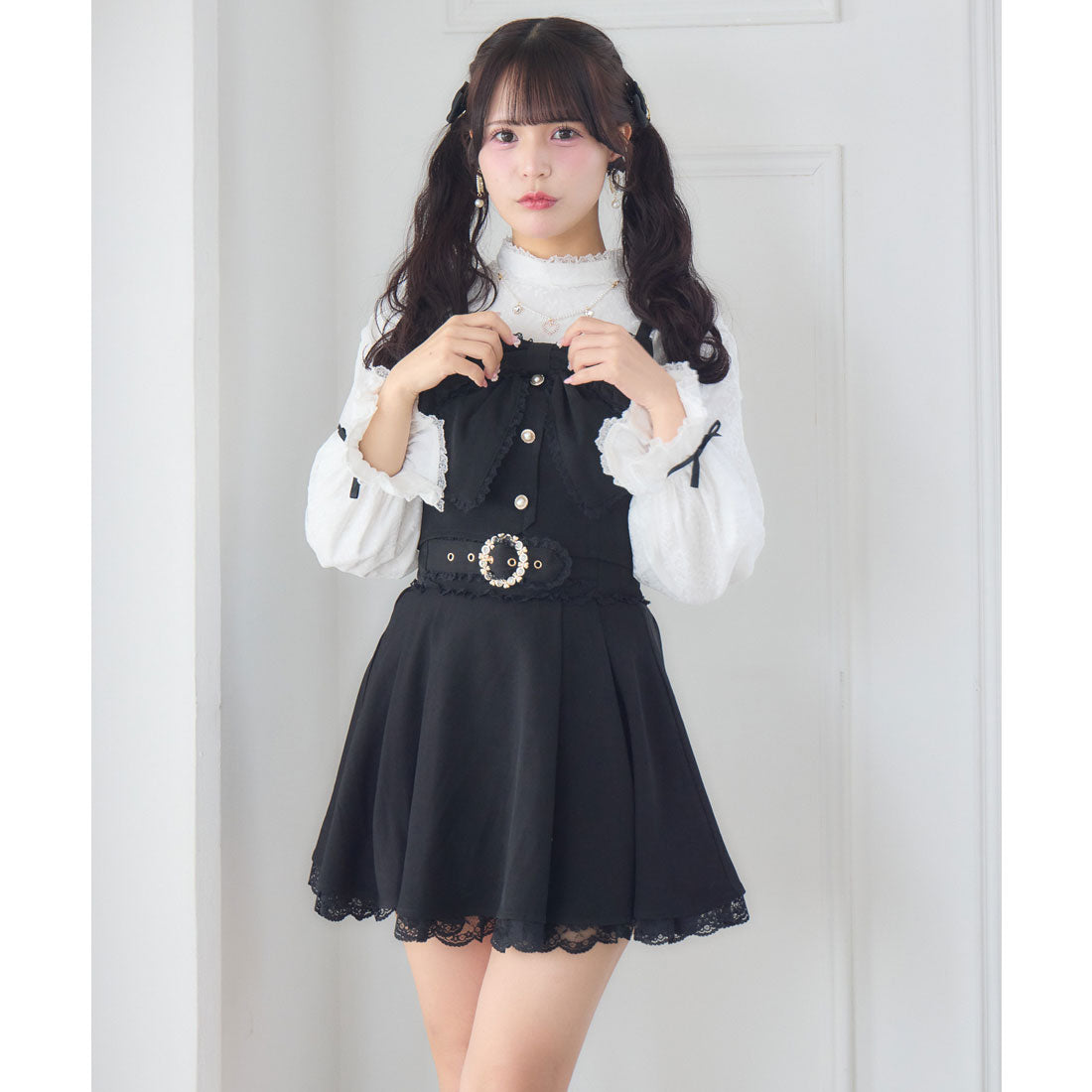 ロジータ ROJITA レーシトップス+ビスチェセット （ブラック） ブラック