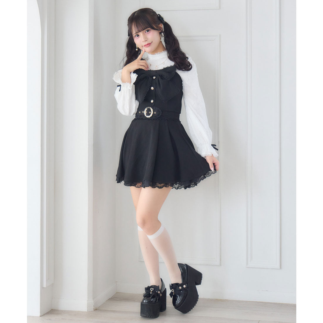 ロジータ ROJITA レーシトップス+ビスチェセット （ブラック） ブラック