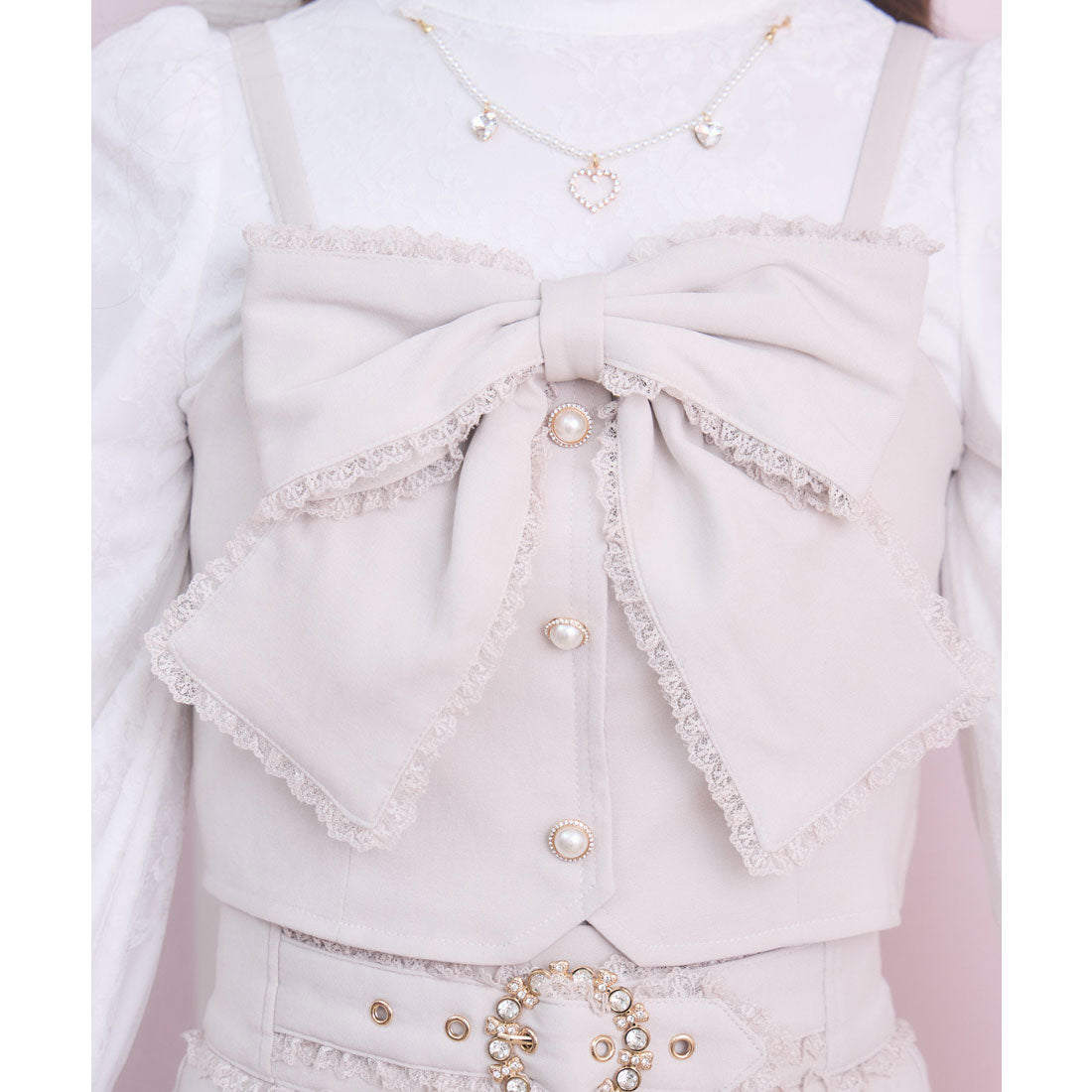 ロジータ ROJITA レーシトップス+ビスチェセット （ブラック） ブラック