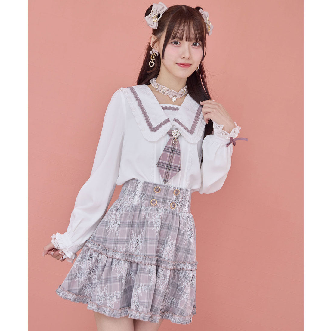 ロジータ ROJITA レースティアードスカート （ピンク） ピンク