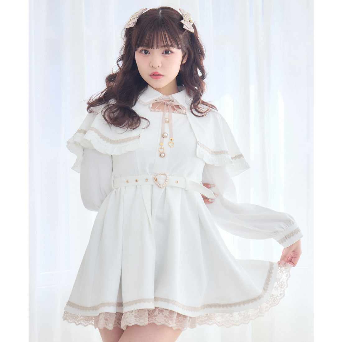 ロジータ ROJITA ケープワンピース （ホワイト） ホワイト