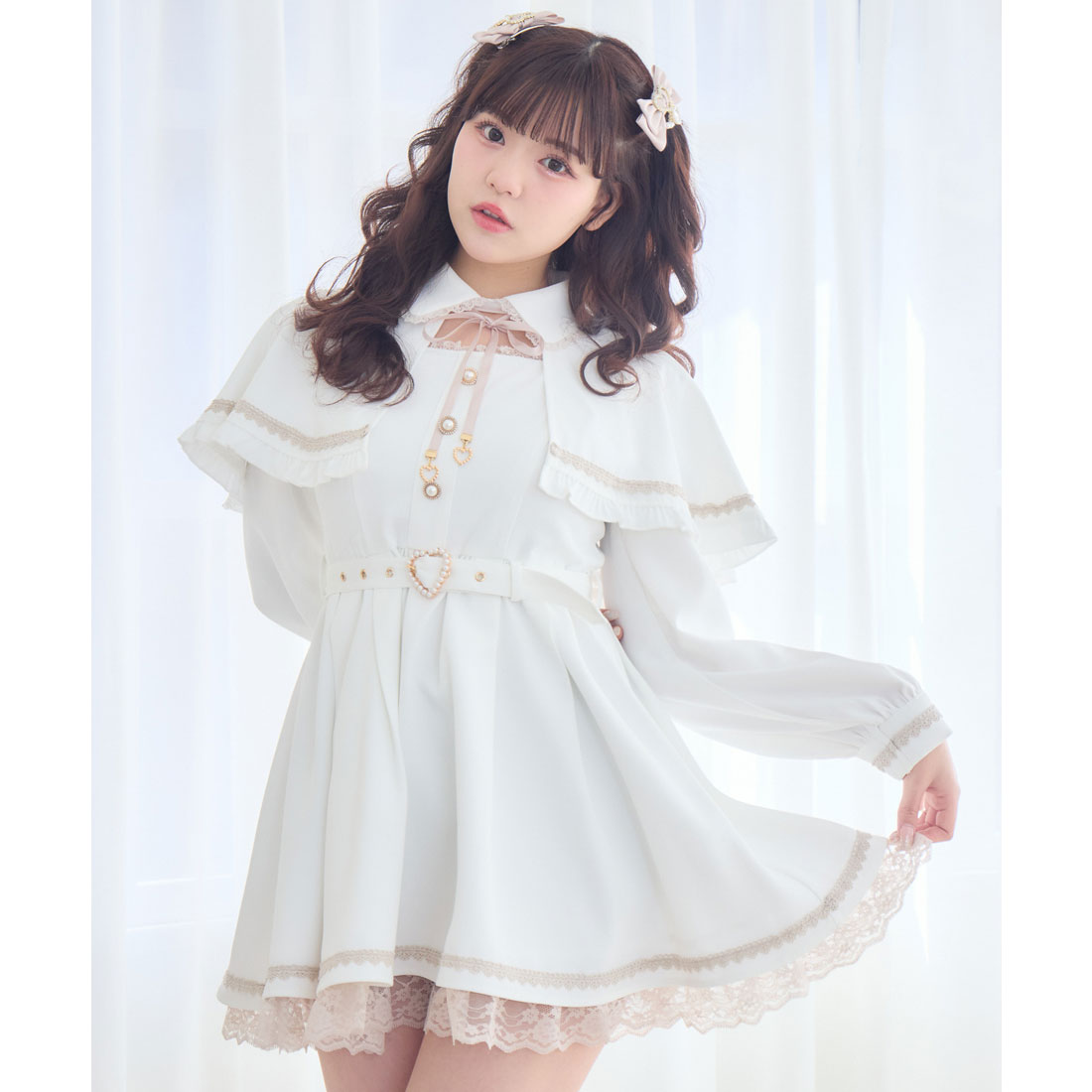 ロジータ ROJITA ケープワンピース （ホワイト） ホワイト