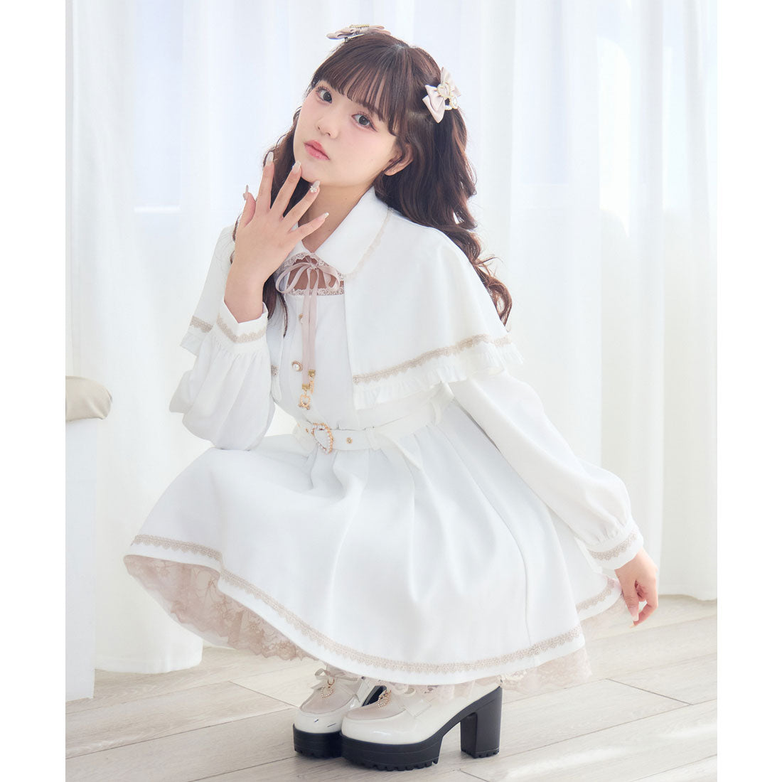 ロジータ ROJITA ケープワンピース （ホワイト） ホワイト