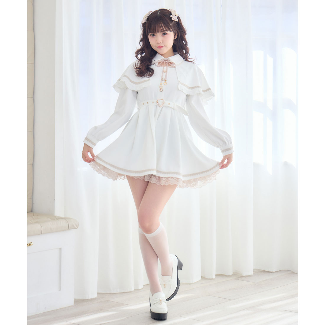 ロジータ ROJITA ケープワンピース （ホワイト） ホワイト