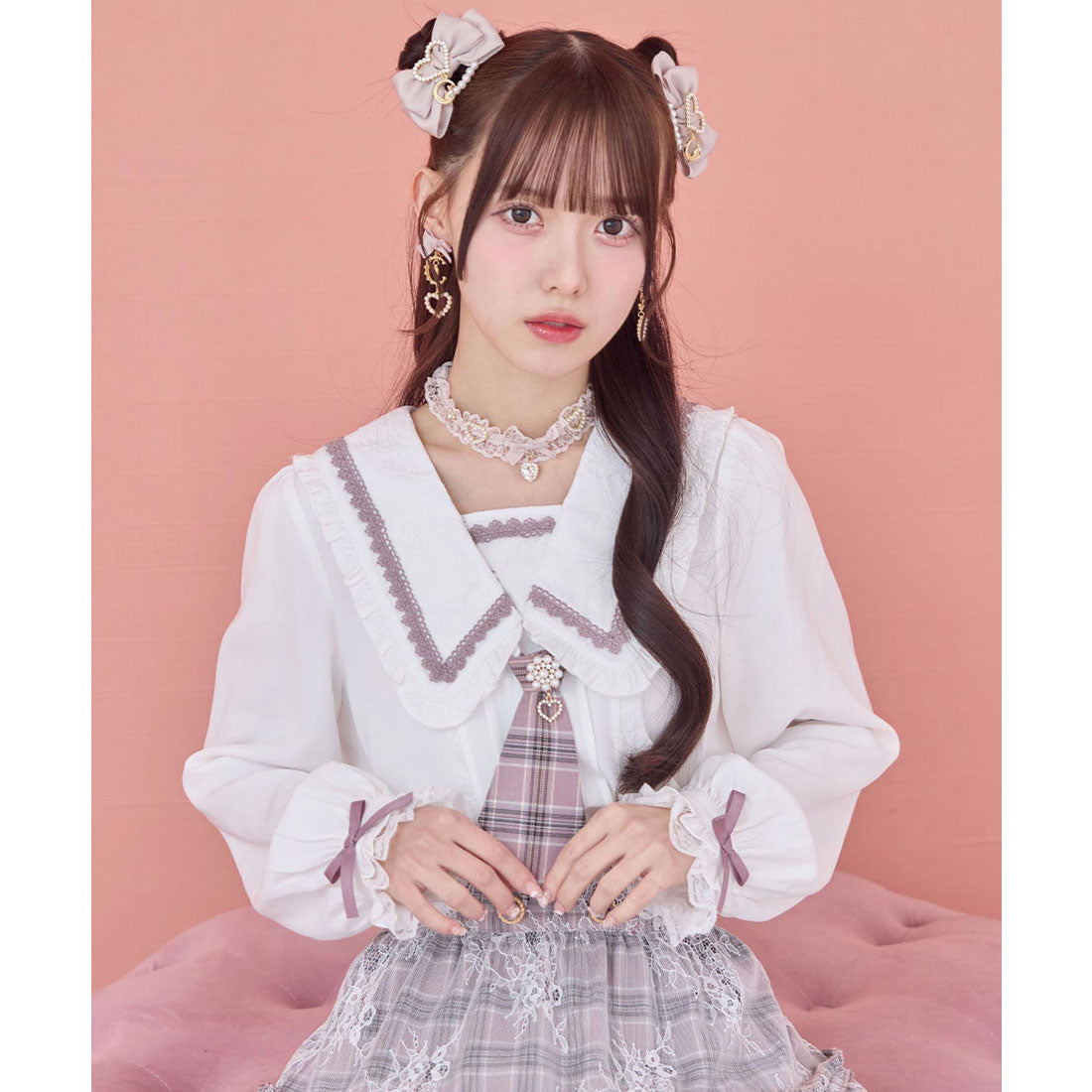 ロジータ ROJITA セーラー風ネクタイブラウス （マルチ） マルチ