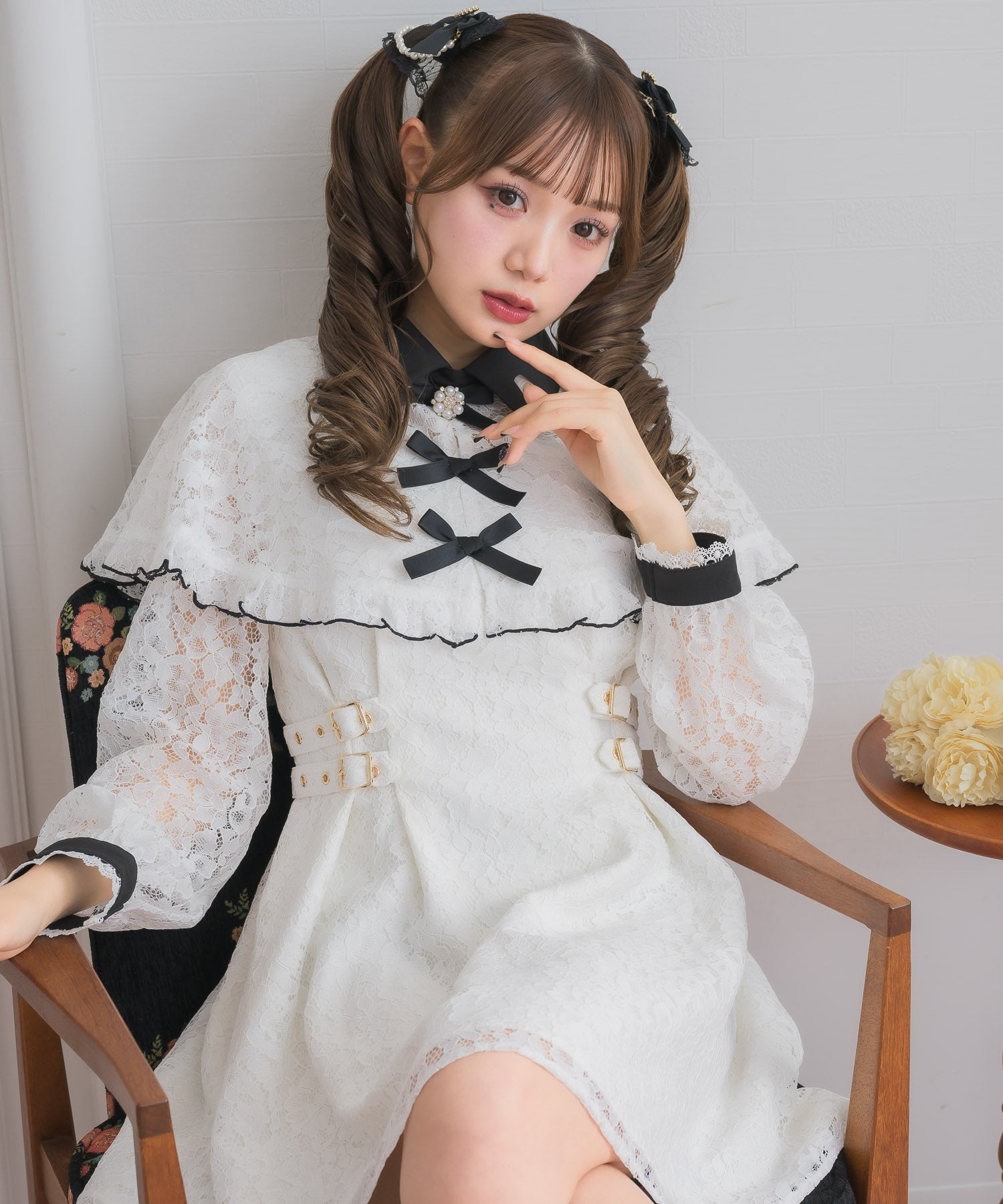 ロジータ ROJITA レースケープワンピース