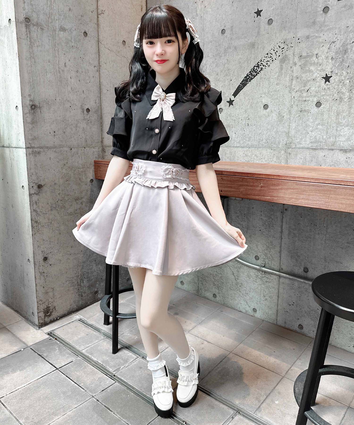 ロジータ ROJITA サイドハートバックルスカパン