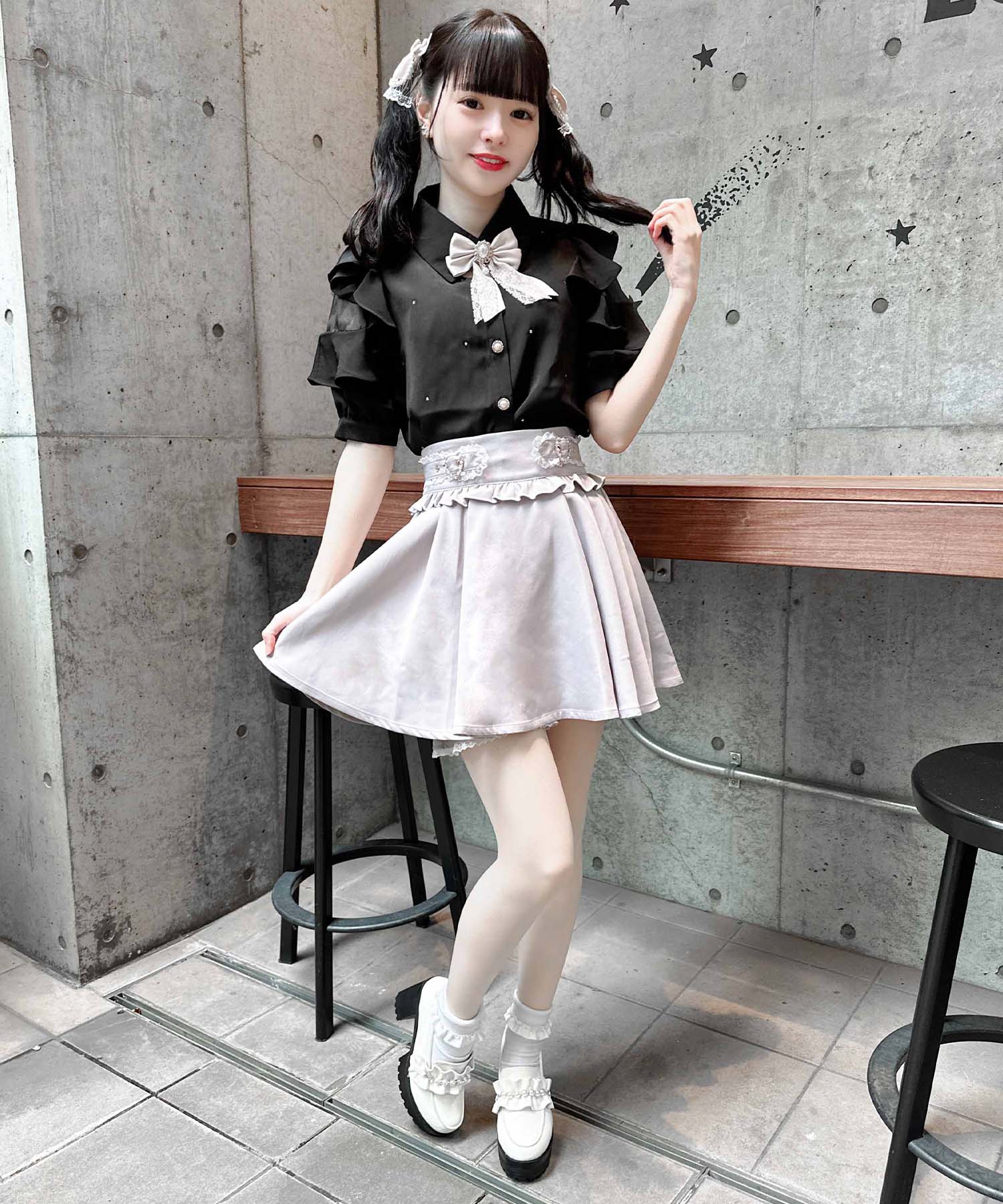 ロジータ ROJITA サイドハートバックルスカパン