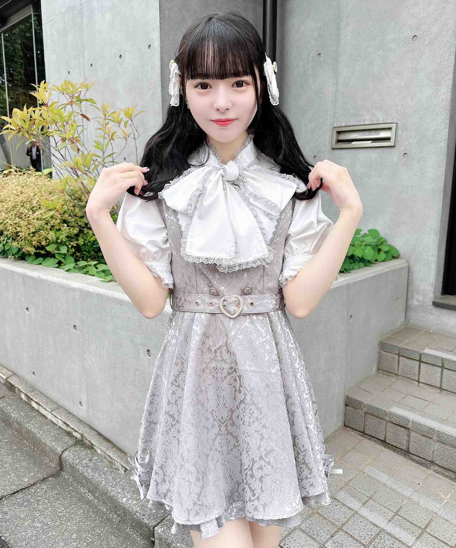 ロジータ ROJITA ハートバックルジャガードロンパース