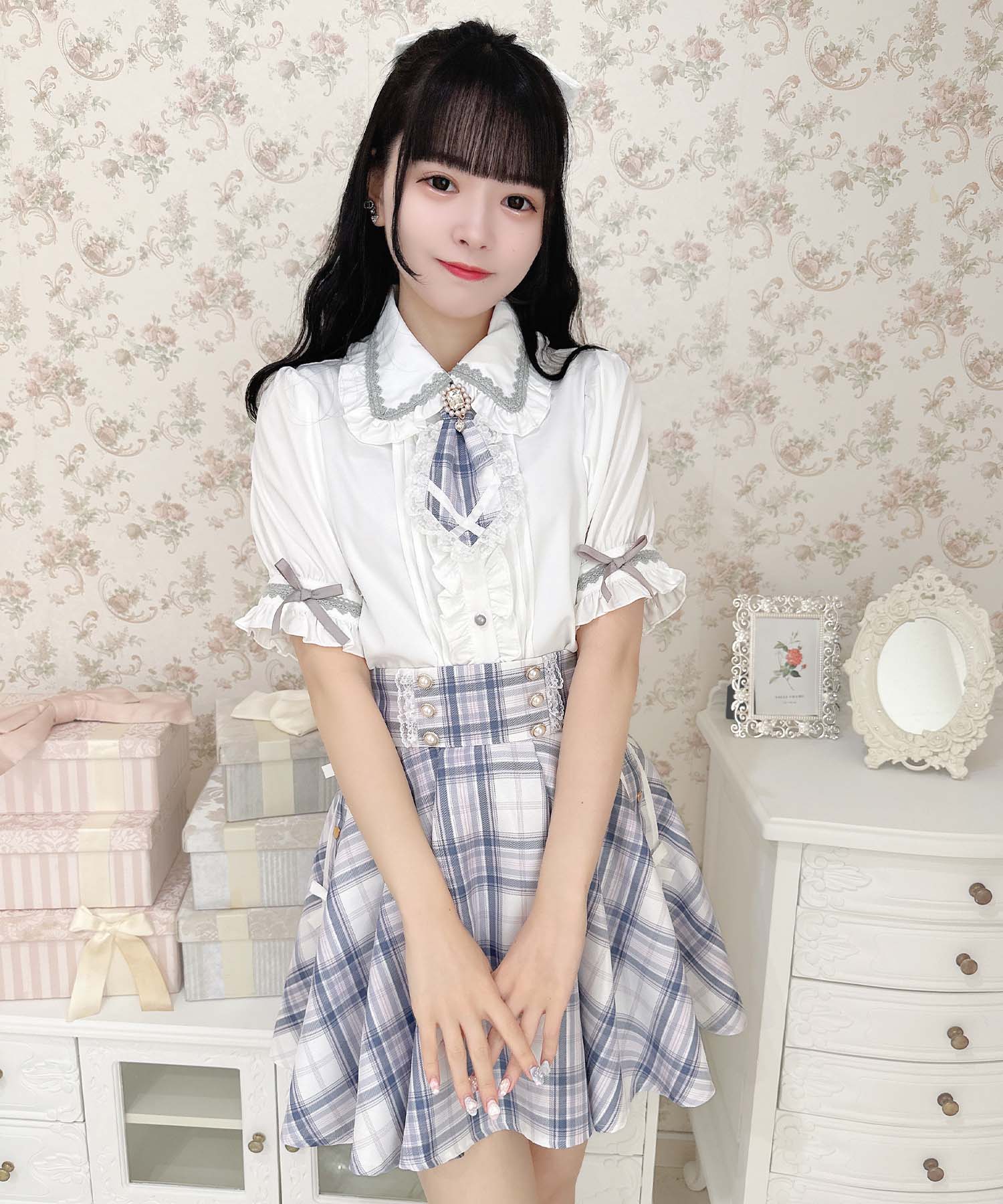 ROJITA Blouse with Tie