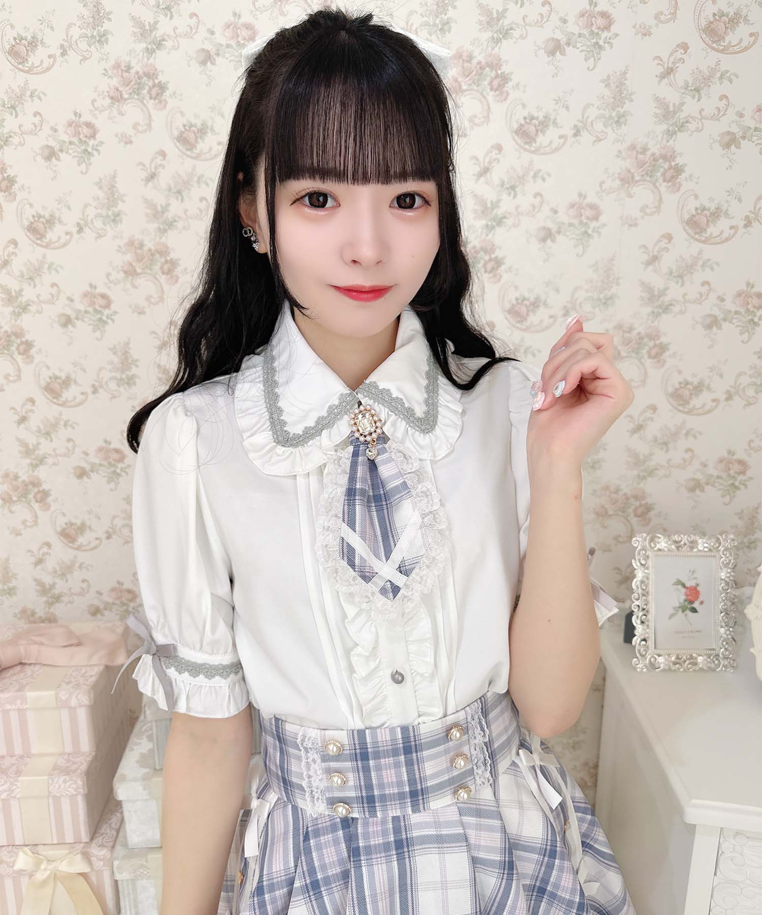 ROJITA Blouse with Tie