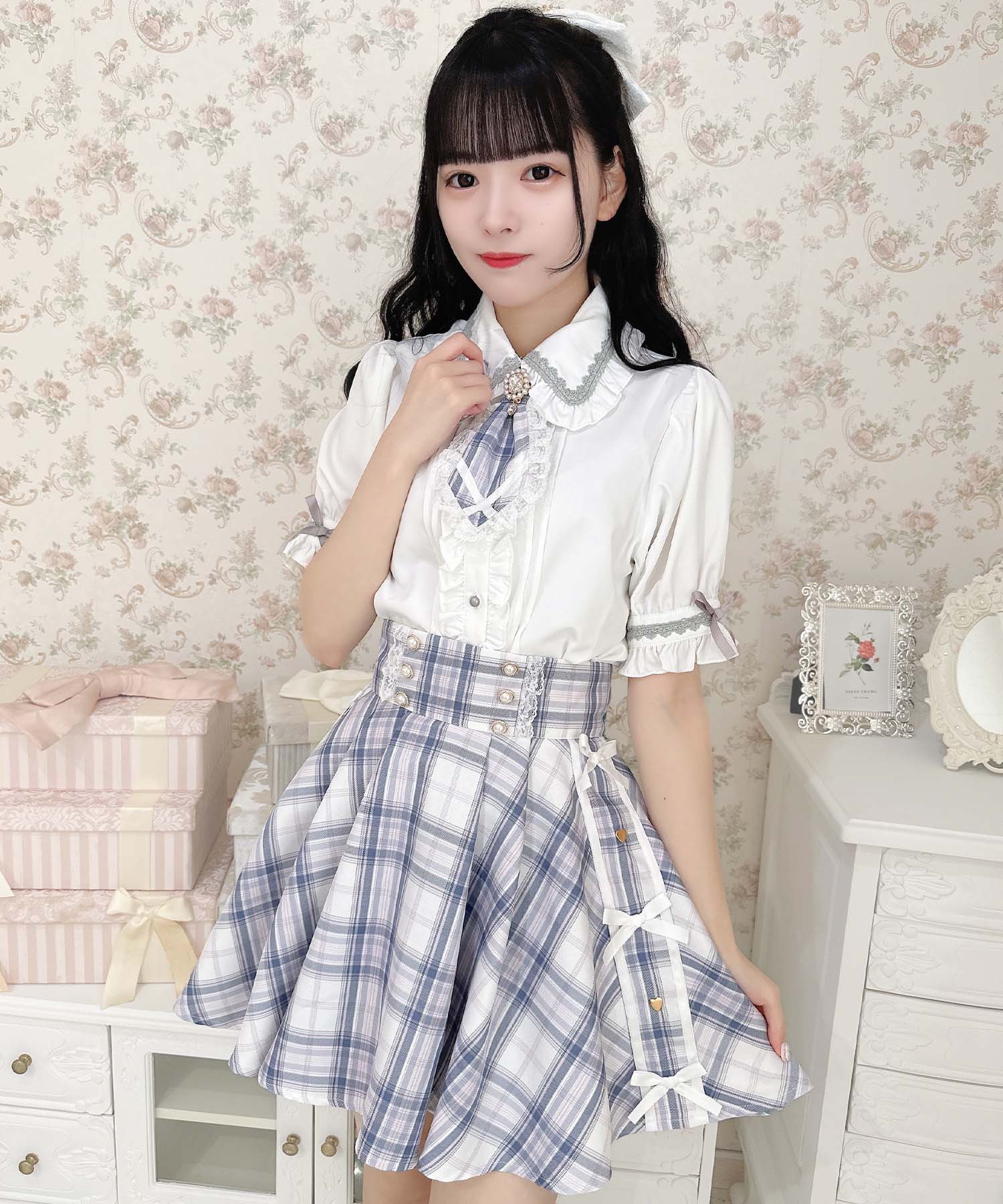 ROJITA Blouse with Tie
