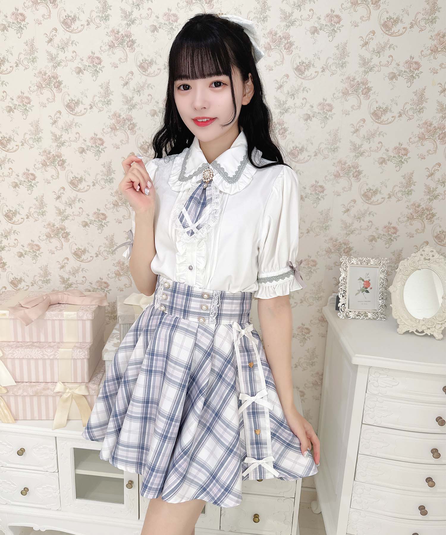 ROJITA Blouse with Tie