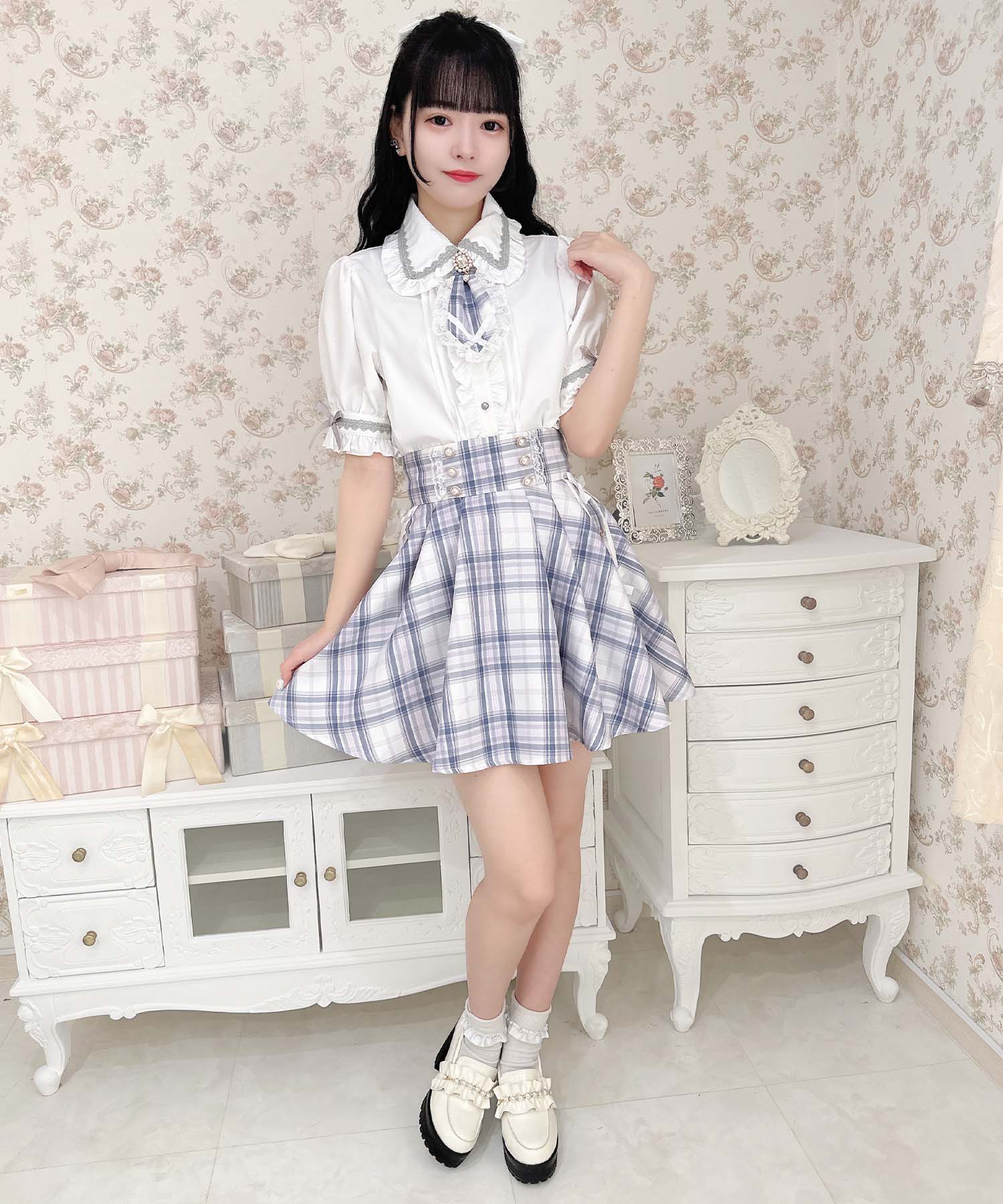 ROJITA Blouse with Tie