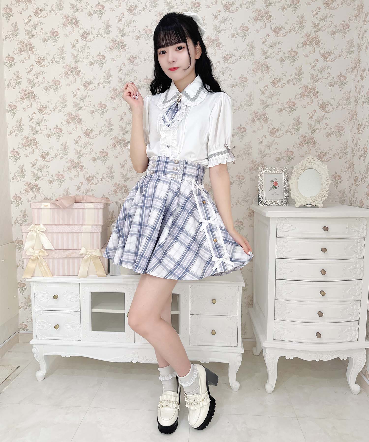 ROJITA Blouse with Tie