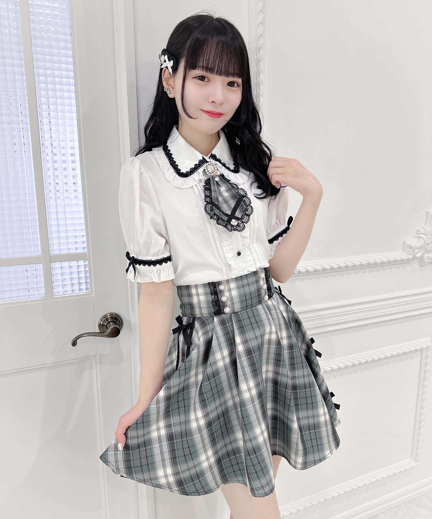 ROJITA Blouse with Tie