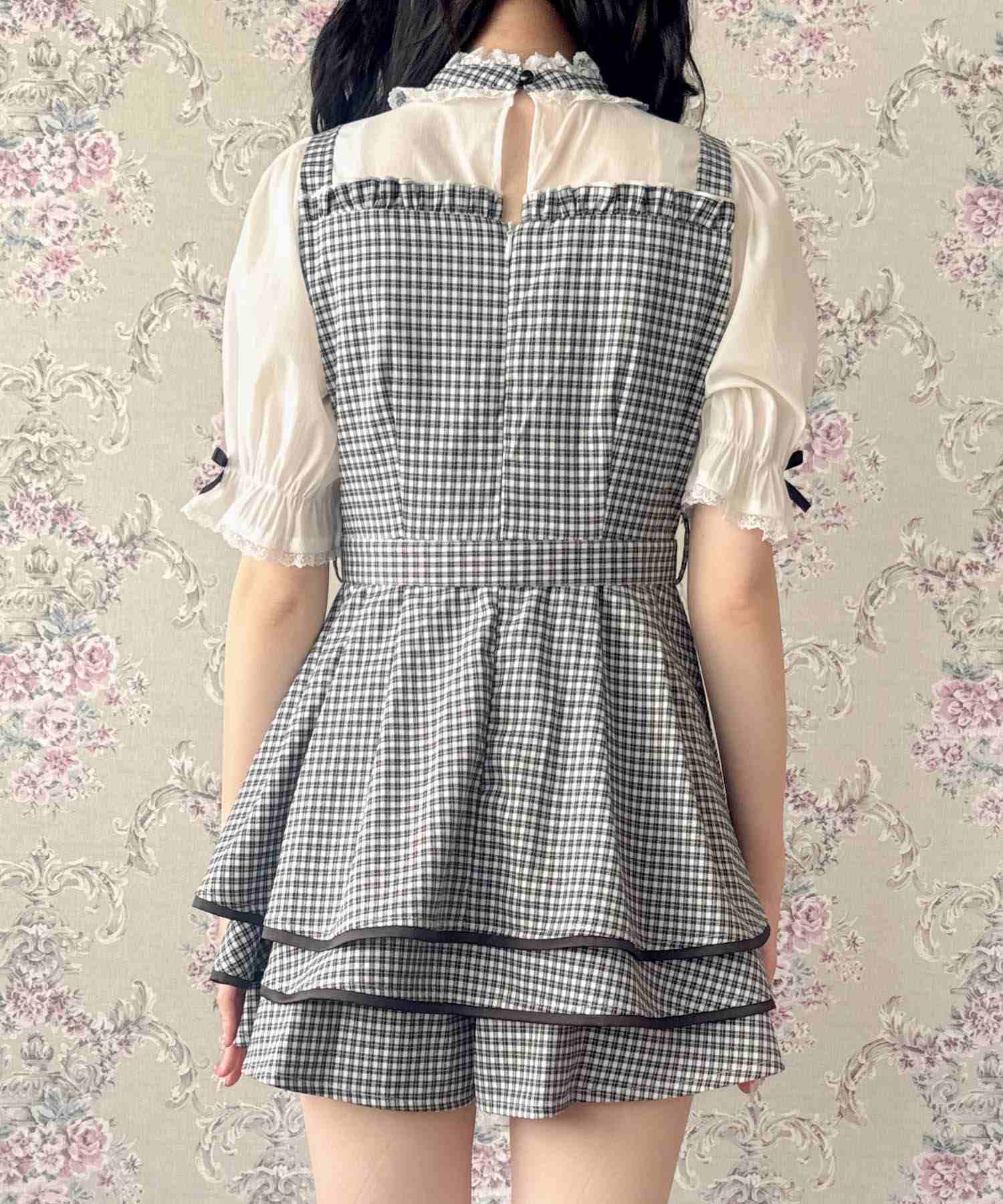 ロジータ ROJITA ベルト付きレイヤードセットアップ