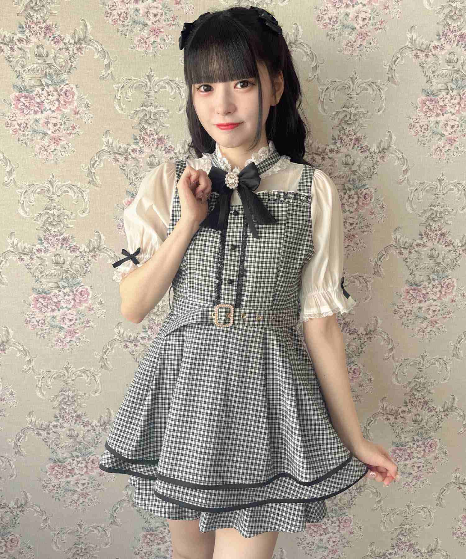 ロジータ ROJITA ベルト付きレイヤードセットアップ