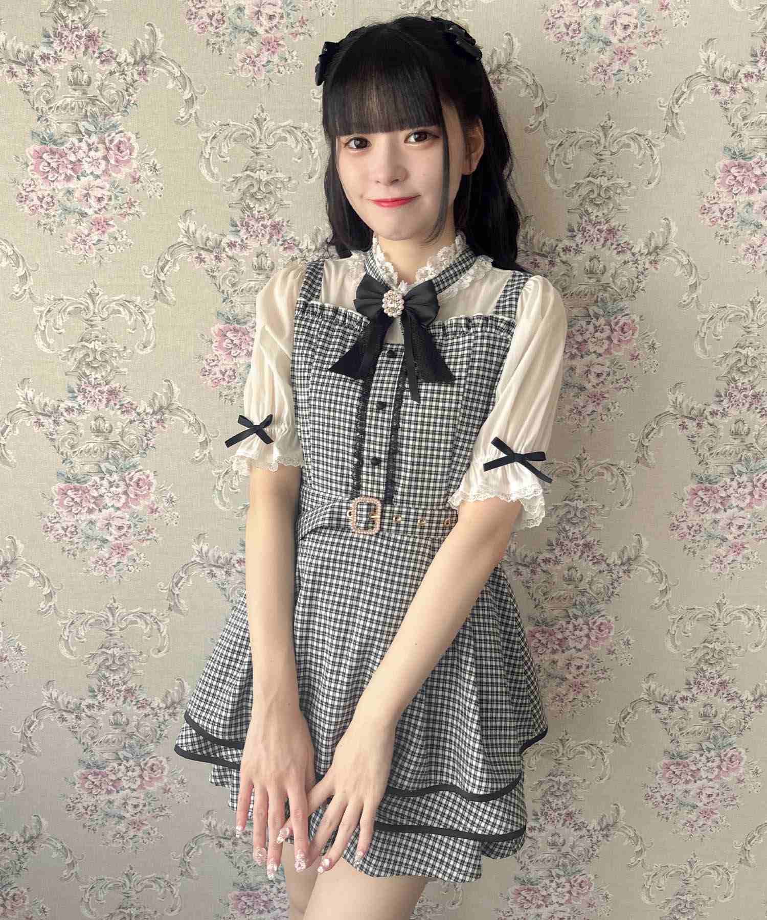 ロジータ ROJITA ベルト付きレイヤードセットアップ