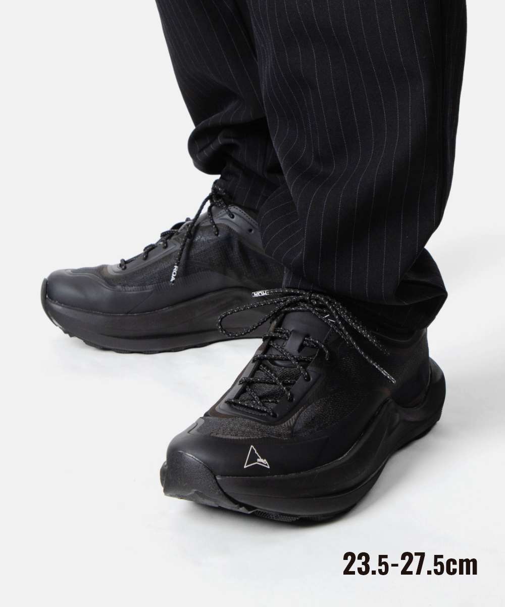 ロア ROA ロア ROA SELLA セラ NBUW121FA19 Vibram ビブラムソール トレッキング ハイキング スニーカー メンズ シューズ （BLACK/ブラック） BLACK/ブラック