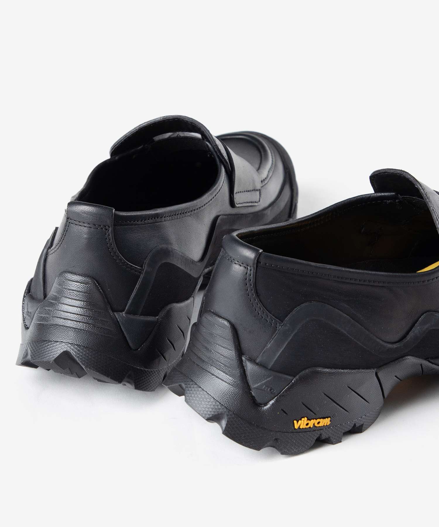 ロア ROA ロア ROA LOLE10-001 ローファー Loafer メンズ レディース シューズ レザー 紳士靴 スリッポン 革靴 通勤 通学 カジュアル モダン ローカット （ブラック） ブラック