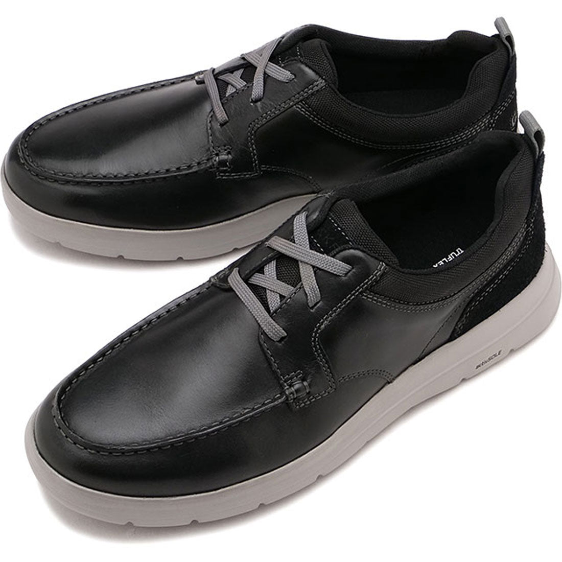 Rockport ROCKPORT TRUFLEX M CAYDEN MOC TOE BLACK-LEA [CJ1385 ]