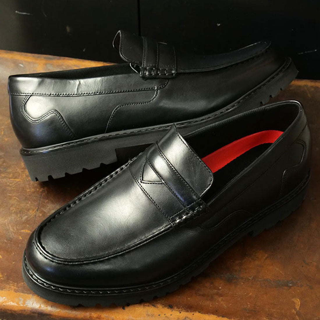 ロックポート ROCKPORT MAVERICK PENNY BLACK [RMF-B25S24W] （BLACK） BLACK