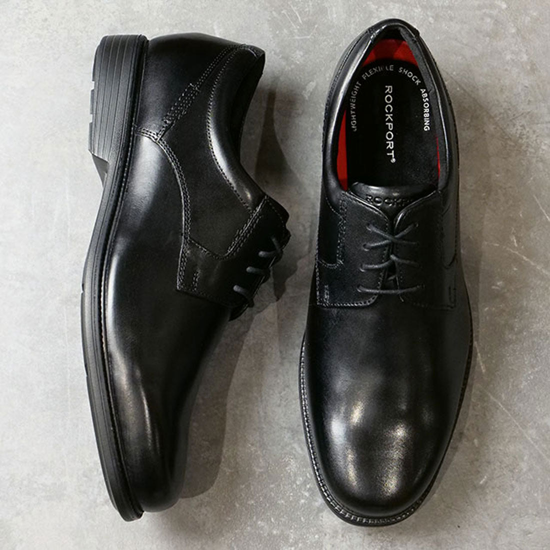 ROCKPORT Charlesroad Plain Toe Black [V80553W FW22]