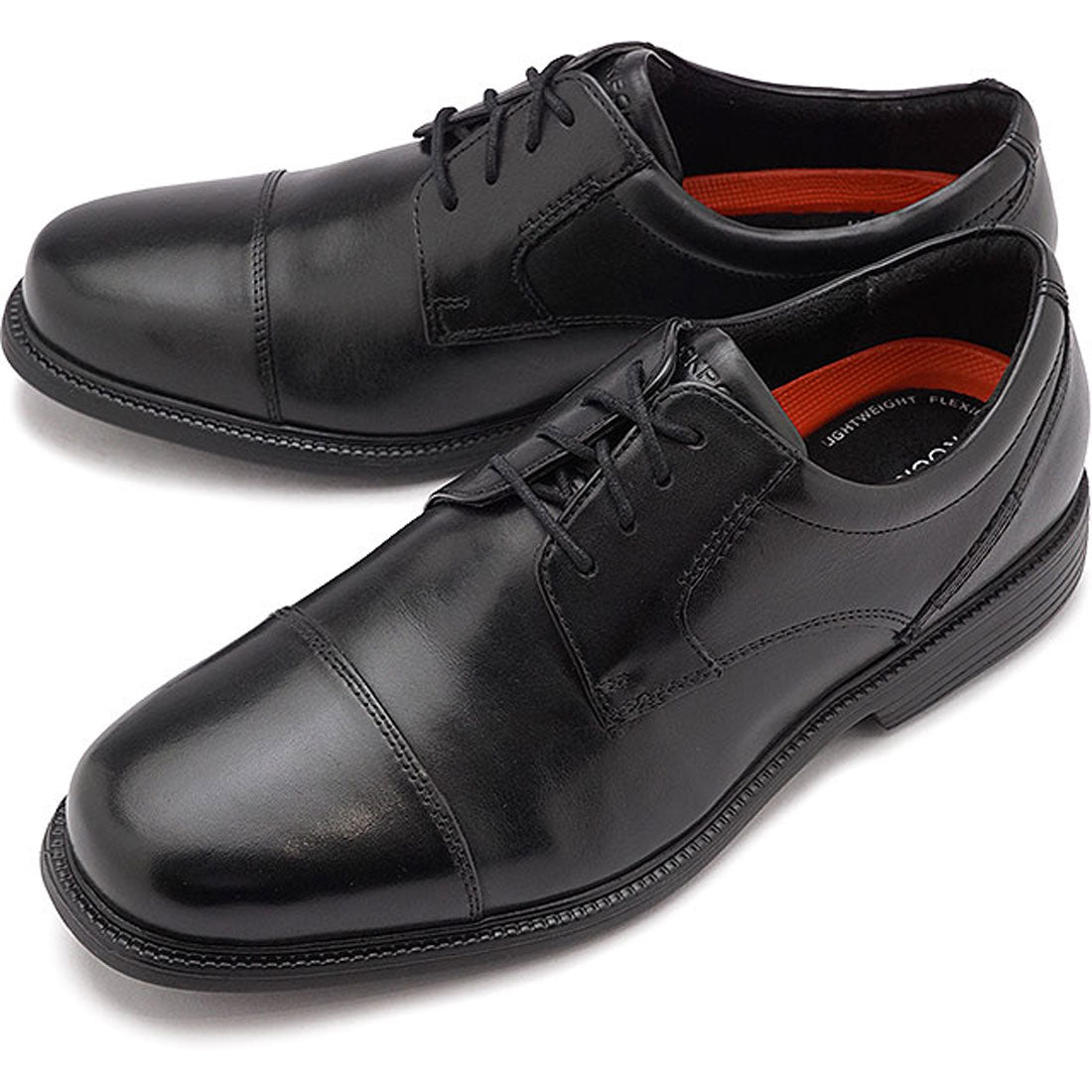 ROCKPORT Charlesroad Cap Toe Black [V80556W FW22]