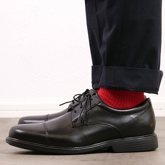 ロックポート ROCKPORT Charlesroad Cap Toe Black [V80556W FW22] （Black） Black