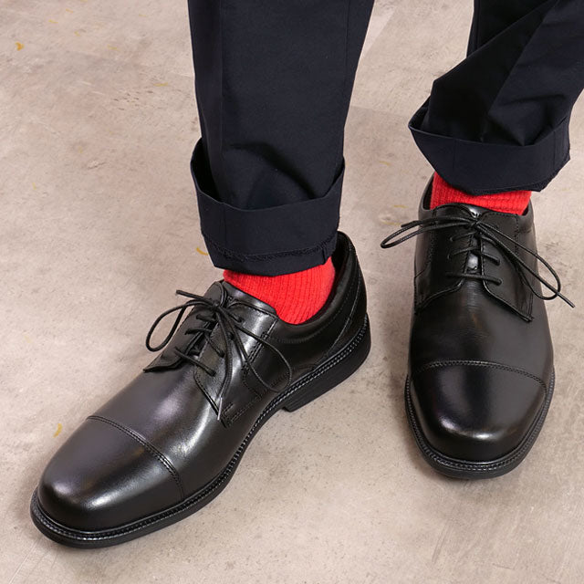 ロックポート ROCKPORT Charlesroad Cap Toe Black [V80556W FW22] （Black） Black