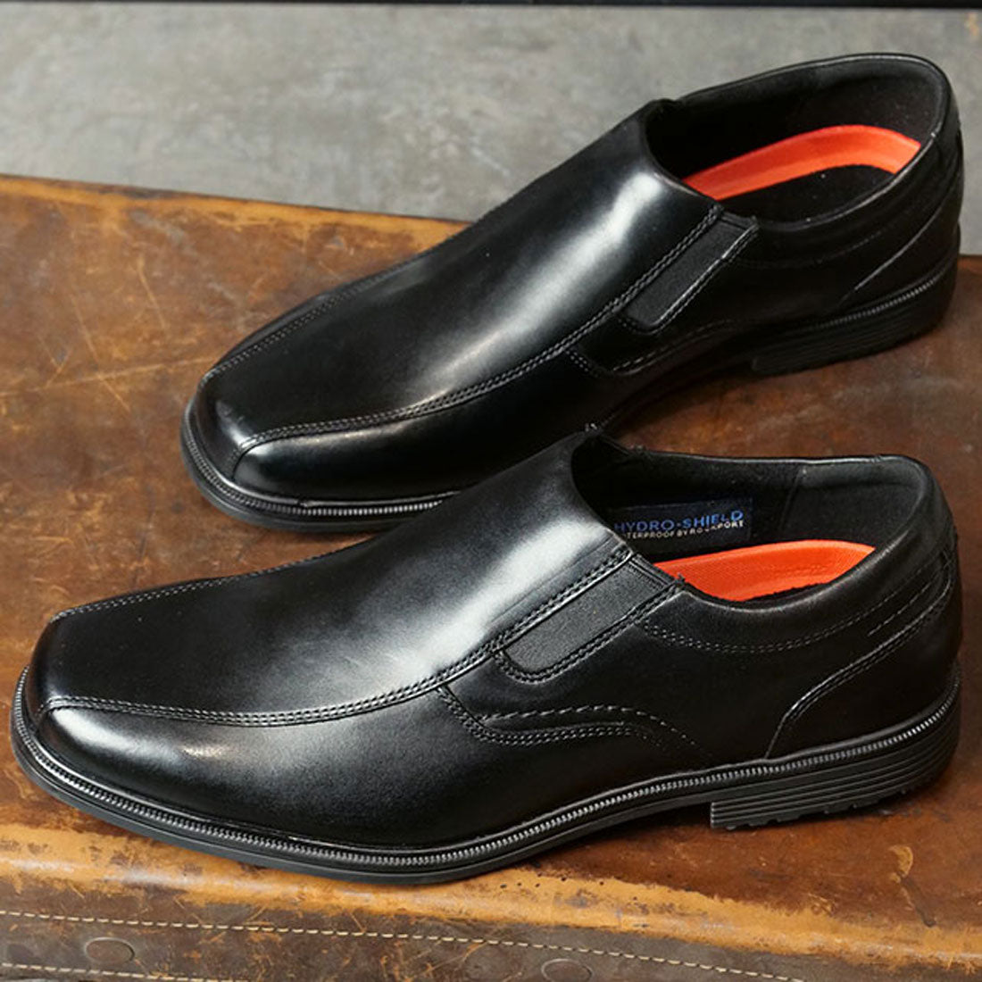 ロックポート ROCKPORT Taylor WP Slip On Black [CI0820W]