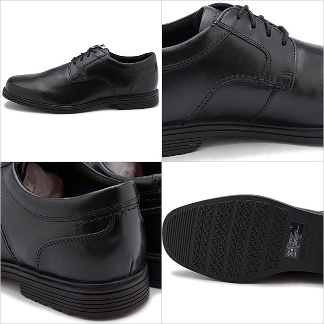 ロックポート ROCKPORT Taylor WP Plain Toe Black [CI0821W]