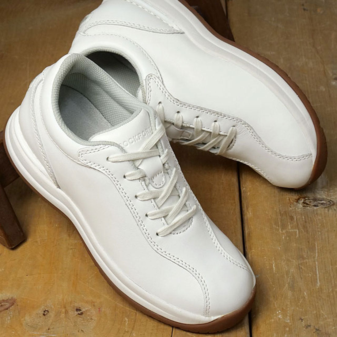 Rockport ROCKPORT OPEN ROAD TACONIC W WHITE-LEATHER [ML0018W]