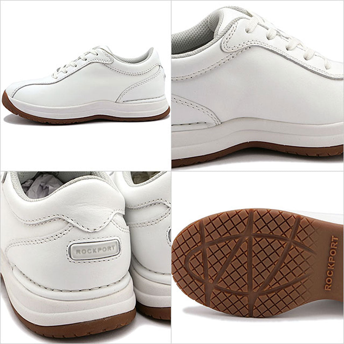 Rockport ROCKPORT OPEN ROAD TACONIC W WHITE-LEATHER [ML0018W]