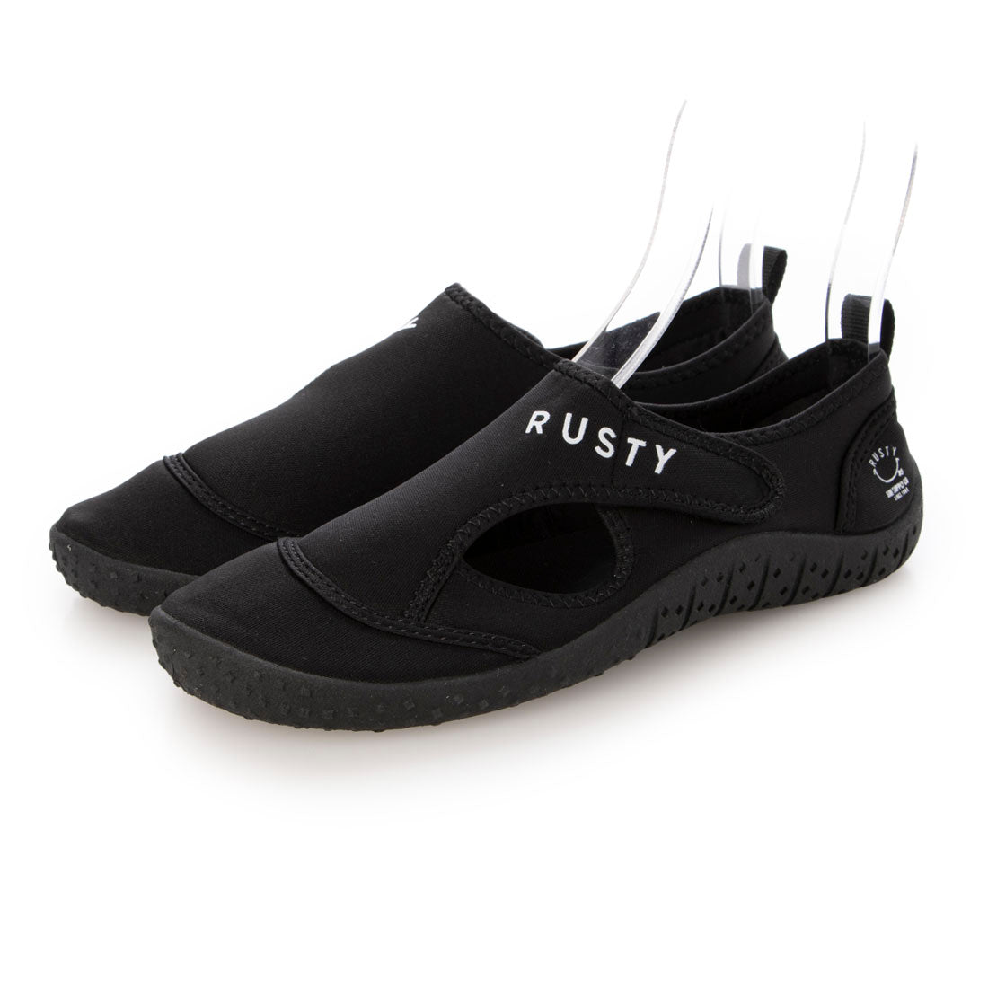ラスティ RUSTY AS アクアシューズ ブラック