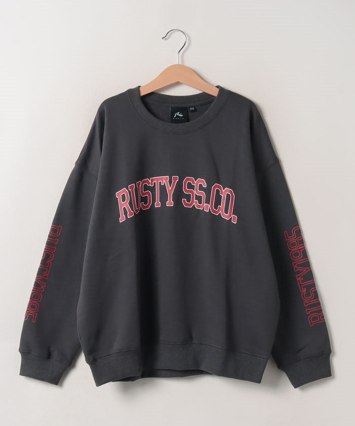 ラスティ RUSTY 【RUSTY】KIDSスウェット,チャコールグレー