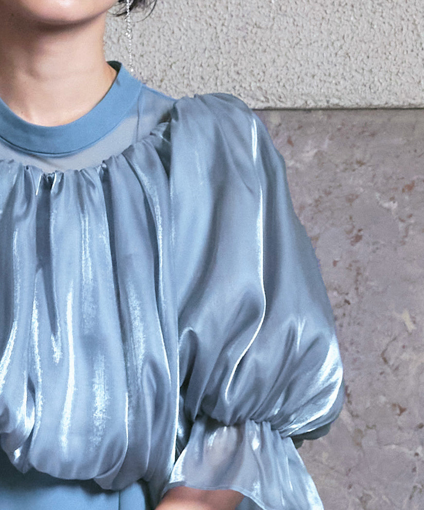 ルイルエブティック RUIRUE BOUTIQUE 【2way】シャイニーオーガントップス＆デコルテシアーマーメイドドレスセット