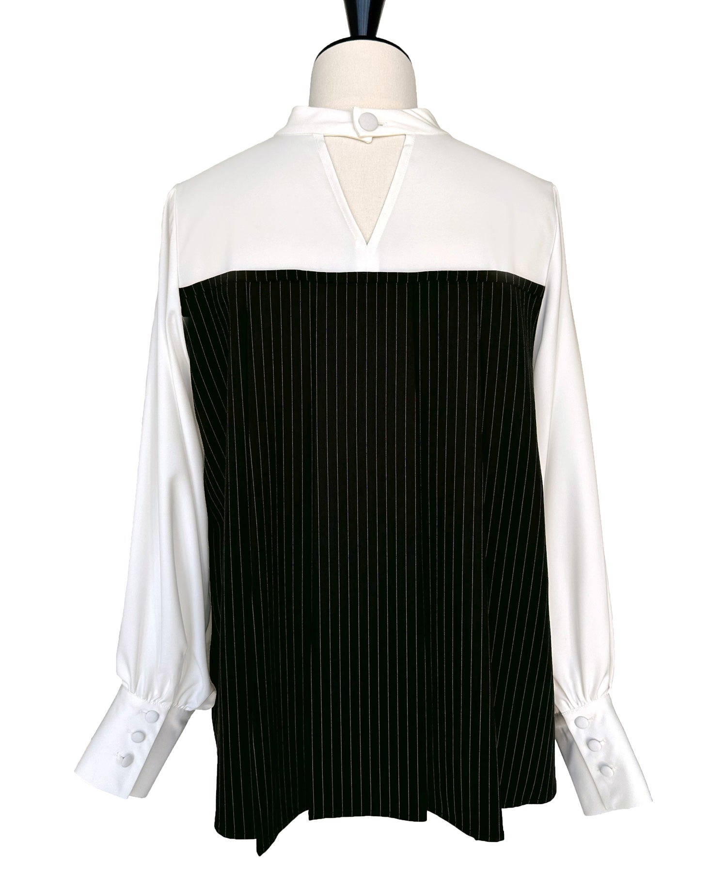 ルイルエブティック RUIRUE BOUTIQUE ドッキングストライプトップス＆テーパードパンツ